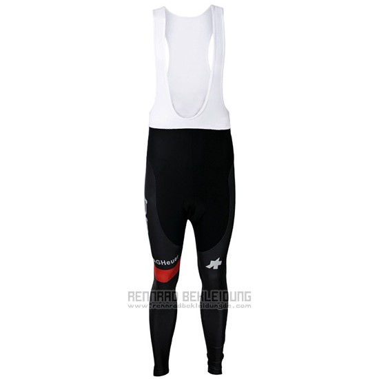 2017 Fahrradbekleidung BMC Rot und Wei Trikot Langarm und Tragerhose